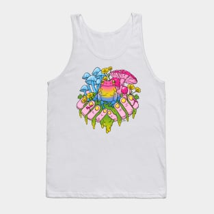 Pansexual Frog Fungi Handful Tank Top